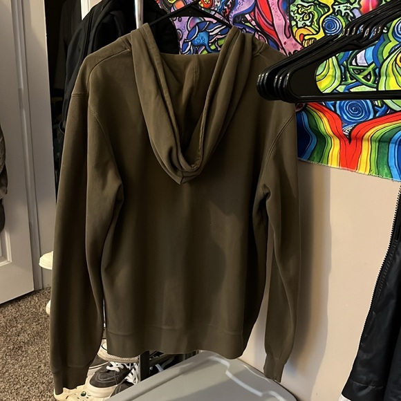 Vintage Vans Off The Wall Since 1966 army green Zip-Up Hoodie - Picture 3 of 4